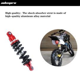 Adsspro Motorcycle Universal Rear Shock Absorber 260mm Suspension Adjustable Spring Damper Replacement land bike For Pit Dirt Bike ATV Quad Motorbike (260MM)