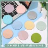 Sabary 500 Sheets Transparent Sticky Notes Round Translucent Sticky Notes