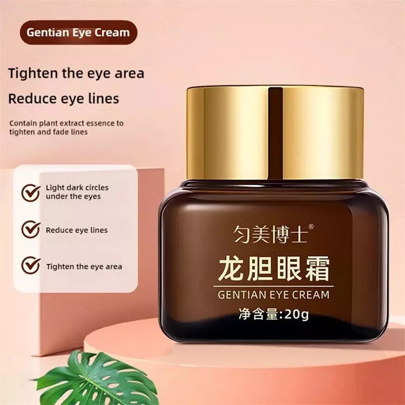 Unbranded 3PCS Gentian Eye Cream Tighten Dual Bags Dark Circle