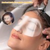 50-Pack Disposable Shampoo Eye Shields, Clear Protective Face Visors for