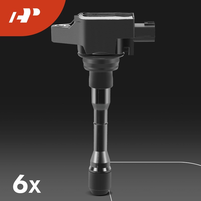 A-Premium Set of 6 Ignition Coil Pack and Iridium Spark