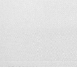 Tablecloth Fabric Plain Damask Plain Design Jacquard Robust, Easy Care and Durable Square 130 x 190 cm White