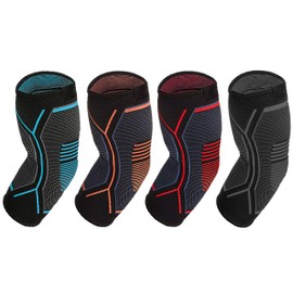 Xeonn Fitness Elbow/Arm Brace- Compression Support Sleeve Reduce Joint Pain (Black, Small)