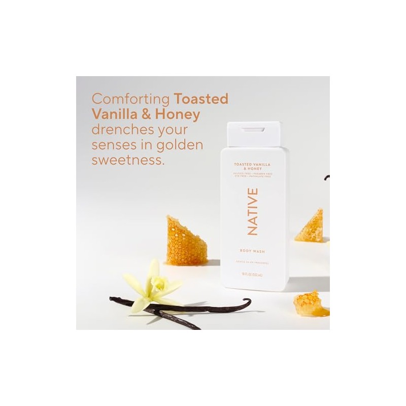 Native Gel De Baño De Edición Limitada - Vainilla Tostada