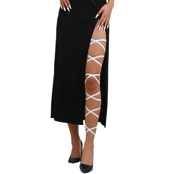 Hey Song Leg Wrap for Women Elastic Garter Rave Dancing
