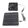 20W Solar Extractor Fan, Quiet Portable Fan with Monocrystalline Solar