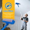 Nichiyo 4 Pcs 10 Inch Ceiling Paint Roller with Shield