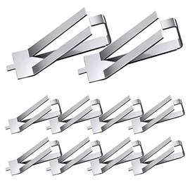 DollaTek 10Pcs Stainless Steel Glass Bed Spring Turn Clips Platform Clamps Stable for E3 Pro E3S E5 Pro CR-20 PRO CR-10S Pro 3D Printer