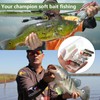 5pcs Pre-Rigged Jig Head Soft Bait Fishing Lure Set, Soft