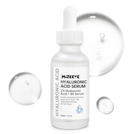 Hyaluron 2% + B5 Gesichtserum, 30ML Hyaluronic Acid Serum für Gesicht, Hyaluronsäure Serum, Hyaluron und Vitamin B5, Feuchtigkeitsspendend.