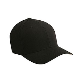 Flexfit Cotton Twill Blend Cap, Black, XX-Large