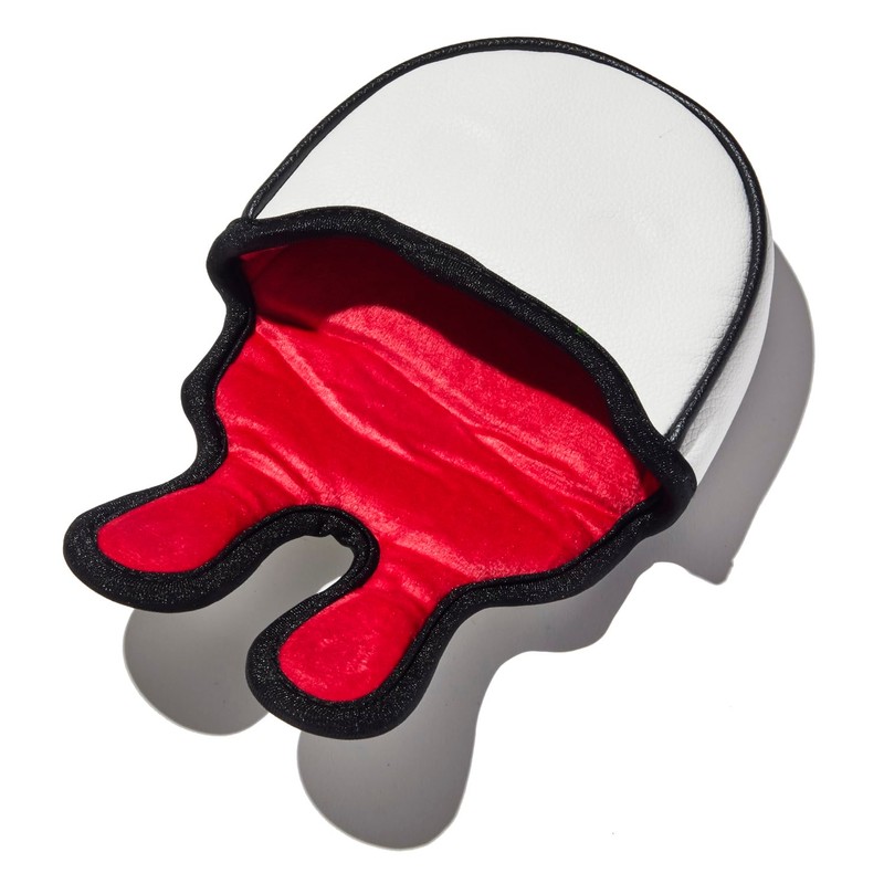 Golf Putter Headcover Simple Star Mallet Magnet (White)