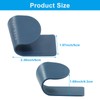 Kemcatui 6 Pairs Adjustable Pot Lid Organizer, Blue Wall Mount