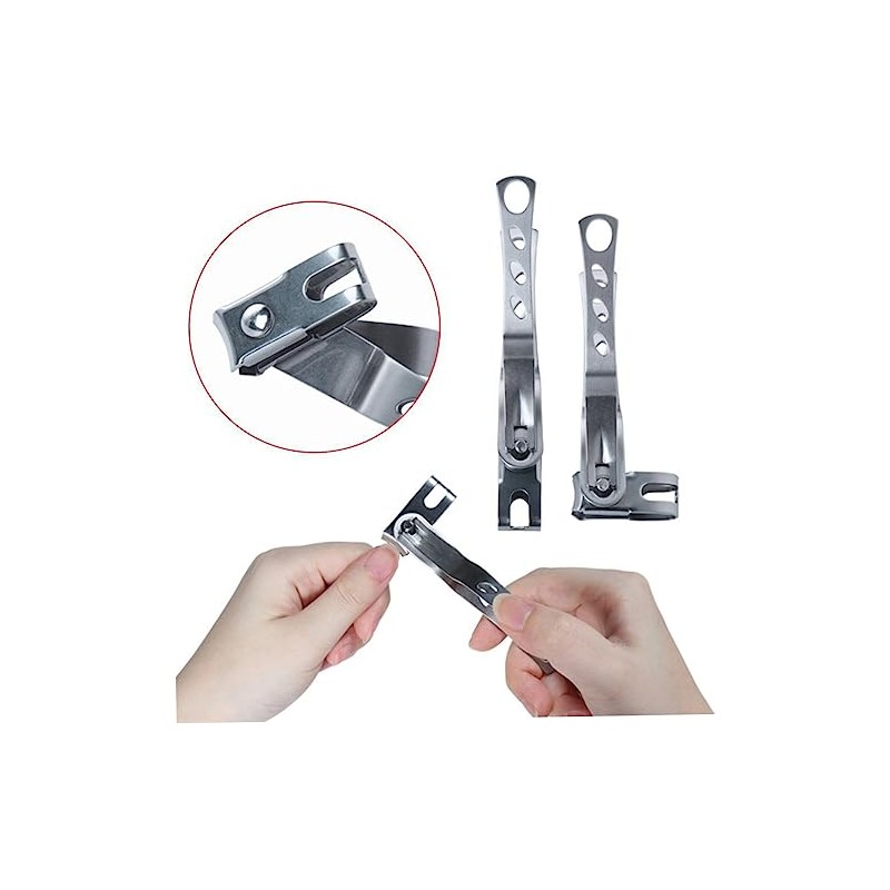 Healeved Electric Nail Cutter 360-degree Rotating Nail Clippers for Smooth