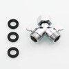 Tecmolog DSF017A 2-Way Tap Distributor 3/4 Inch Brass Y Distributor