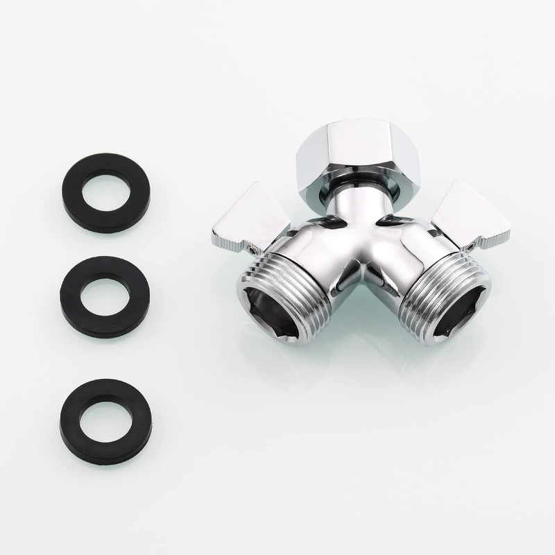 Tecmolog DSF017A 2-Way Tap Distributor 3/4 Inch Brass Y Distributor