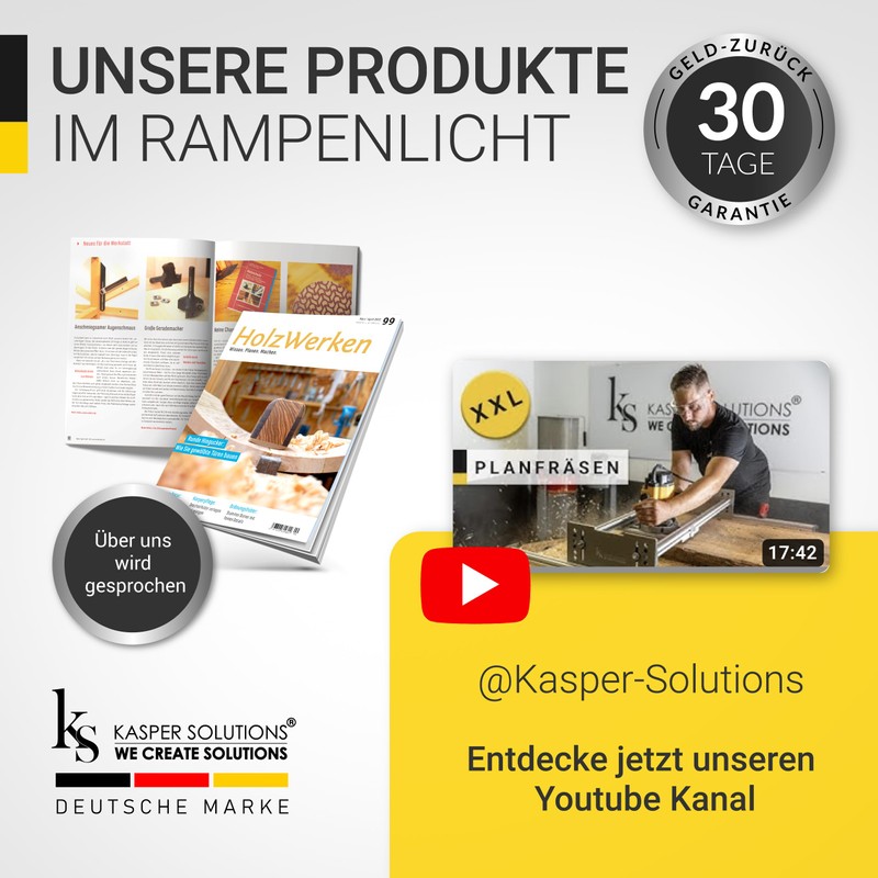Kasper Solutions® Face Milling Cutter 8 mm Shank - Professional