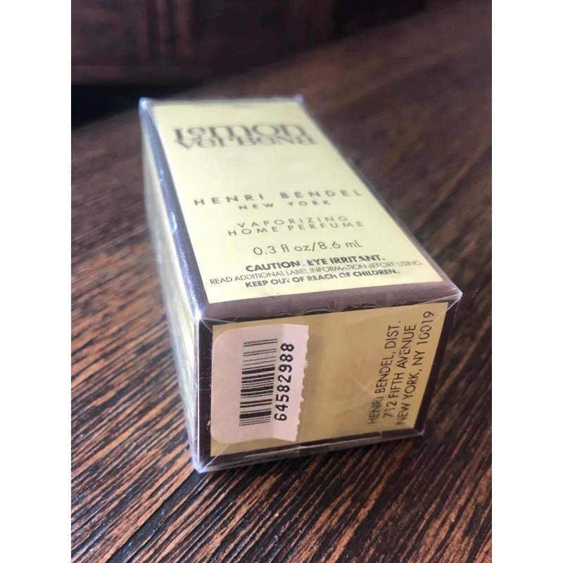 HENRI BENDEL Lemon Verbena Vaporizing Home Perfume Fragrance Diffuser Oil