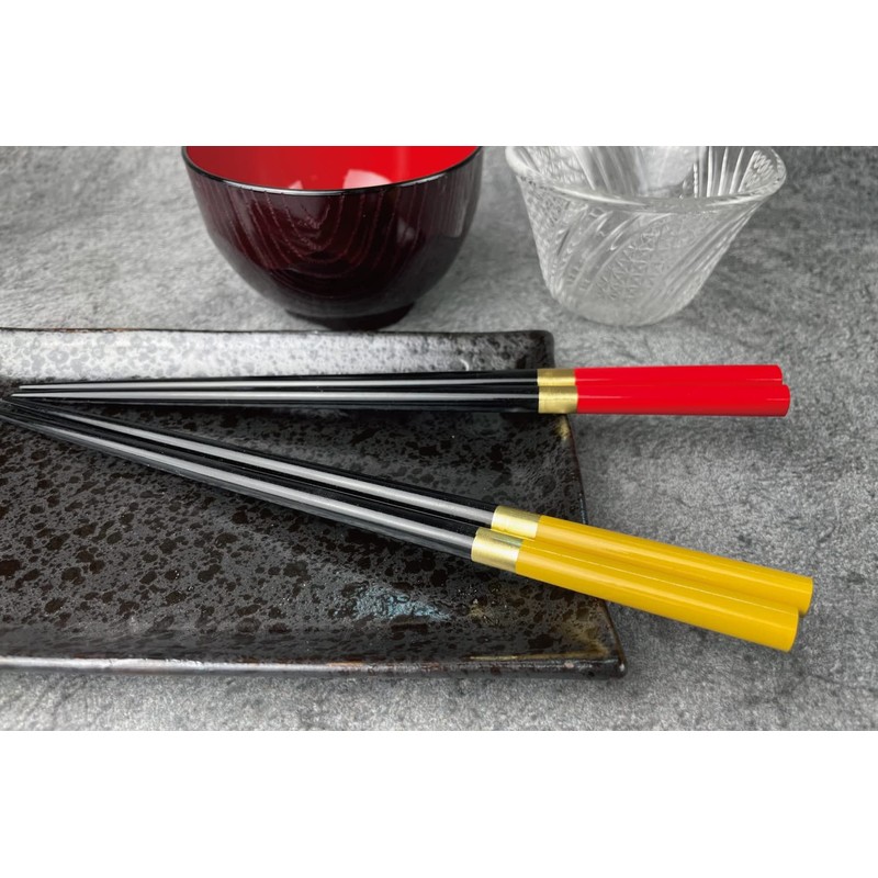 Premium Japanese Chopsticks Reusable 2prs Set [ Made in Japan