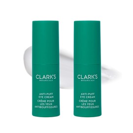 Clark's Botanicals Anti-Puff Eye Cream: Reduce Puffiness Under Eyes & Instantly Ageless Facelift with Hyaluronic Acid, Vitamins C & E, Caffeine & Jasmine Extract (0.5 Fl Oz (Pack of 2))