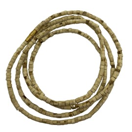 Naisha Tulsi Kanthi Mala/Rosary Tulsi Neckless/ ISKON Tulsi Kanthi/Vaishnav Tulsi Kanthi Mala Original Tulsi Ki Mala 2 Round Mala (Pack of 4)