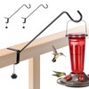 Biubee Deck Bird Feeder Hanger for Railing- 2Pack Heavy Duty