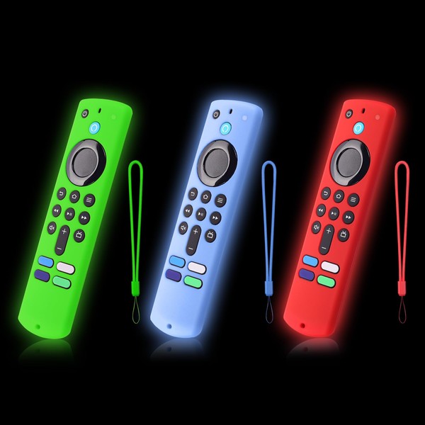 3-Pack Remote Cover Compatible with Lenovo FireTV Stick, HD, 3rd