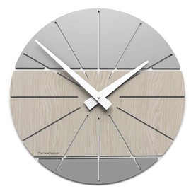 CalleaDesign Benja CUB 35 cm Wall Clock Oak Breeze
