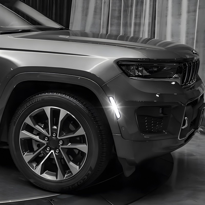 HTZCMOTO LED Side Marker Lights Compatible with 2021-2025 Grand Cherokee