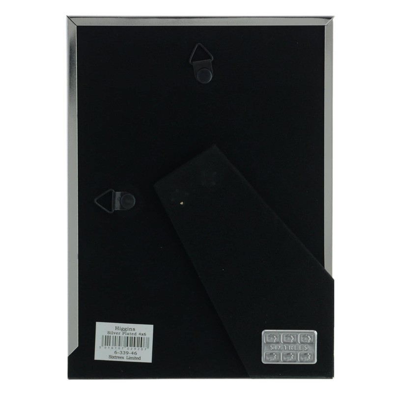 Sixtrees 6-339-46 Selby Silver Plated 6x4 inch Photo Frame featuring