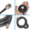 Unbranded 1 Pack SO239 Magnet Mount Base With Mini-UHF Plug