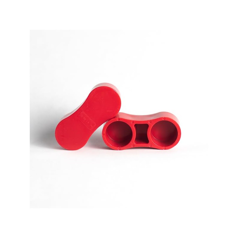 Rack-a-Tiers Slammers Rigid/PVC 3/4' Red Conduit Cap - 50 Pack