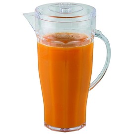 APS 10776 pitcher 2,5 liter, clear plastic, polycarbonate, ca. Ø14cm, height 29cm, shockproof