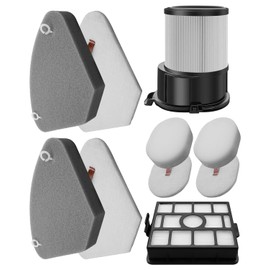 Auto-empty Dock Filter & Pre-motor Filter Assembly & Handheld Vacuum Post-motor Filter & Pre-moter Filters Fit for Shark IP3251 IP3251C IP3253, 10 PCS