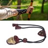 Archery Leather Finger Guard Comfortable Regulating Ergonomic Simple Use Archery