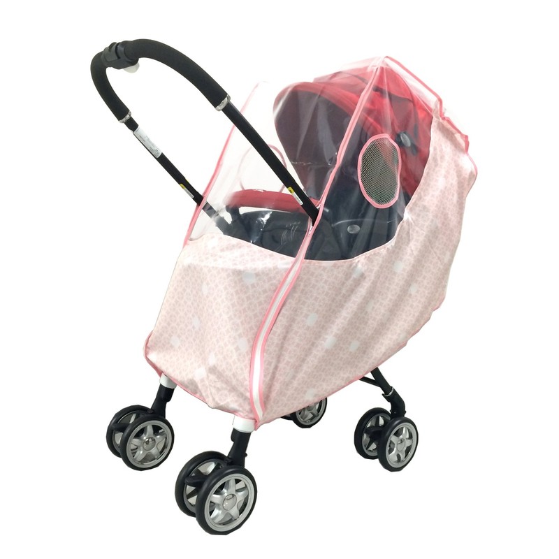 Smart Start Full Size Stroller Rain Cover with Front Open