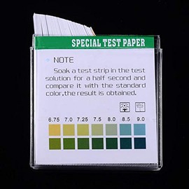 ZSZ1_shop 100pcs Laboratory Household PH Test Strip Indicator PH4.5-9.0 Test Paper Water Saliva and Urine Test Measurement