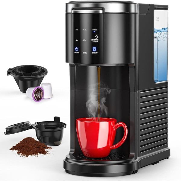 Single Serve Coffee Maker, Coffee Brewer for K-Cups Pods and