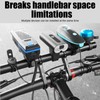 Huakaile 20cm Professional Handlebar Extension Frame Bike Handlebar Extend Bracket