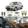LIGHSTA 12PCS Super Bright White LED Interior Light Kit Package