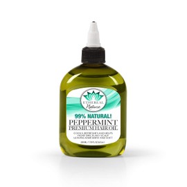 Ethereal Nature 99% Natural Hair Oil Blend with Peppermint, green, 7.78 oz