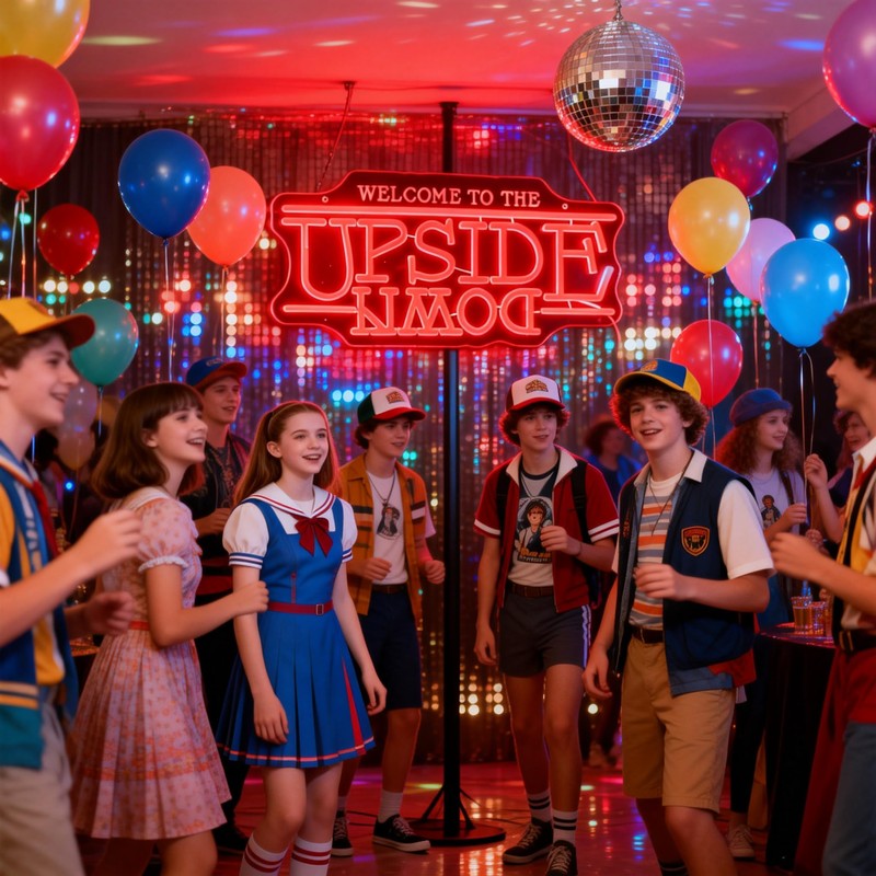 Jesalah Welcome To The Upside Down Neon Sign LED Sign