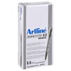 Artline Drawing System Zeichenstift, Strichbreite 0,8 mm, 12 Stück, Schwarz