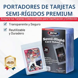Bcw 1-sr1 Semi-rigid Card Holder - #1