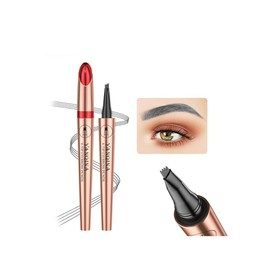Waterproof Tattoo Eyebrow Pencil, Liquid Eyebrow Pencil, Professional Makeup Eyebrow Pencil, Quick Drying, Permanent Makeup Pencil (03# Grey)