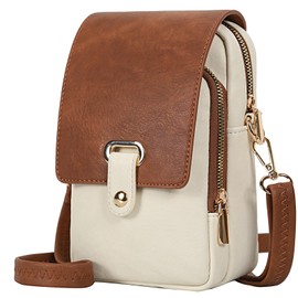 Leathario Crossbody Bag for Women Leather Small Crossbody Purse Cell Phone Wallet Purses Should Bag