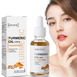 Turmeric Face Serums Oil,Turmeric Serum,Bright Skin Dark Spot Corrector,Turmeric Essence Oil for Moisturizing,Anti Aging Serum for Face,Anti-aging Facial Bright Skin Oil 30ML