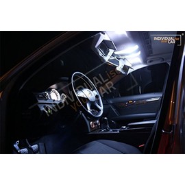 INDIVIDUALise your CAR Interior Lighting Set for C Class Saloon W204 (Cool White) Cool White