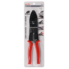Amon Electric Pliers, Total Length: Approx. 10.0 inches (255 mm), 3500 Red