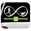 Bluegrass Decals Jogging Girl Dog Infinity Running 10K 5K 13.1